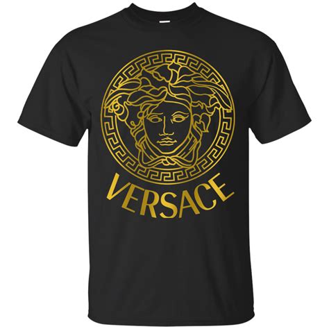 versace leather sleeve t shirt